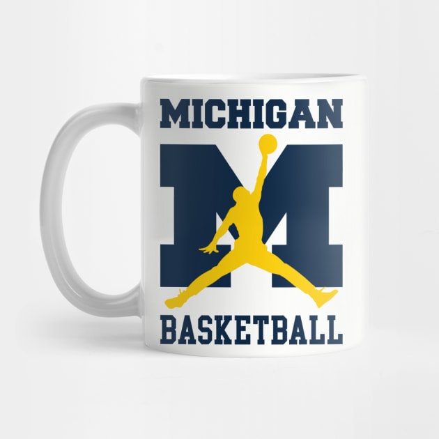 Michigan Basketball by Vamp Pattern